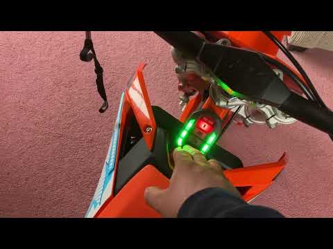 2024 KTM SX-E3 how to adjust power / speed settings