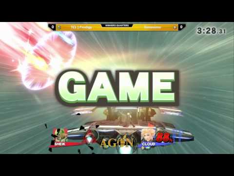AgonTOYS - TCL | Prodigy (Sheik) Vs. Tomenimo (Cloud) - Winners Quarters - Smash 4