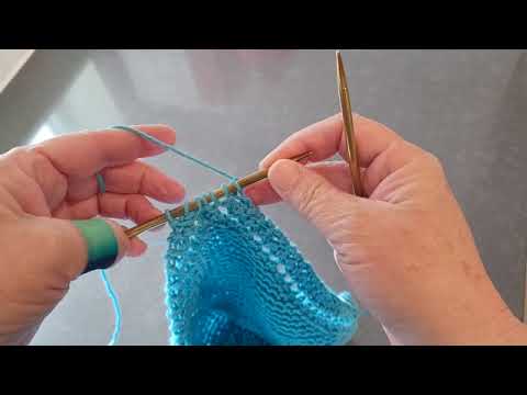 Final Rows of Grandma's Favorite Dishcloth