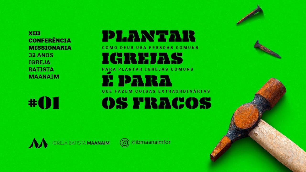 01. Plantar igrejas é para os fracos (2 Co 4.1-7) - Pr. Timothy Blazer