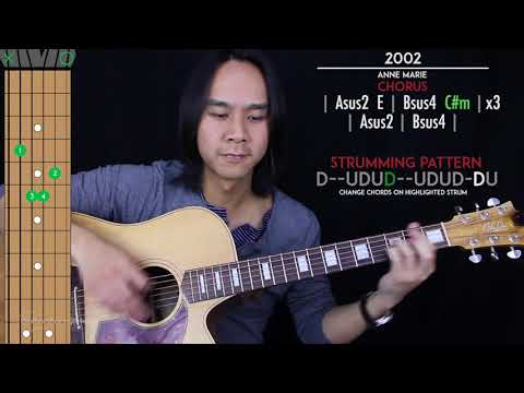 2002 Guitar Cover Acoustic - Anne-Marie ðŸŽ¸ |Tabs + Chords|