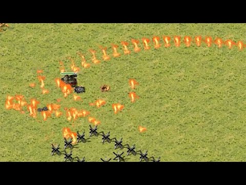Gate Tank's barrel is overheating and catching fire！ -Red Alert2