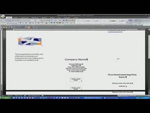 Microsoft Word : How to Make a Brochure in a Word...