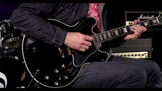 Video thumbnail for Gibson Memphis 2018 Limited ES-355 Black Beauty  •  SN: 12857712 by Wildwood Guitars