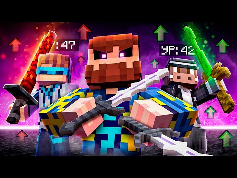 😰Майнкрафт, но Мы Становимся СИЛЬНЕЕ с Каждым Уровнем... #6 [Соло Левелинг] + Лололошка