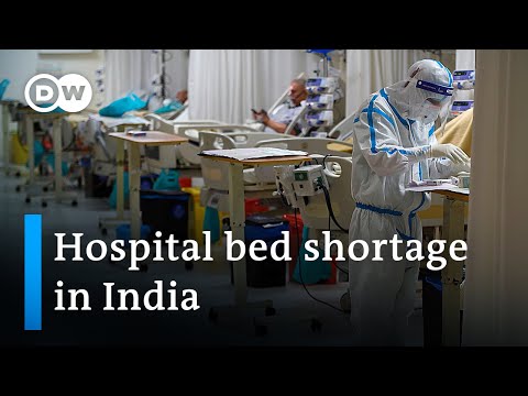 印度面臨新一波COVID病例的病床短缺問題--冠狀病毒最新消息 (India faces shortage of hospital beds amid new wave of COVID cases | Coronavirus Update)