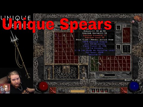 Hyped For D2R - Unique Spears