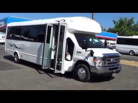 Northwest Bus Sales New 2014 Ford Starcraft MVP Allstar 24 Passenger Rear Luggage Shuttle S91935