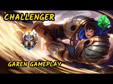 SKT T1 Faker (GAREN) vs IRELIA - MID CHALLENGER GAMEPLAY - KR