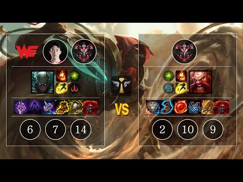 WE Missing Pyke vs Gragas Sup - KR GrandMaster Patch 10.11