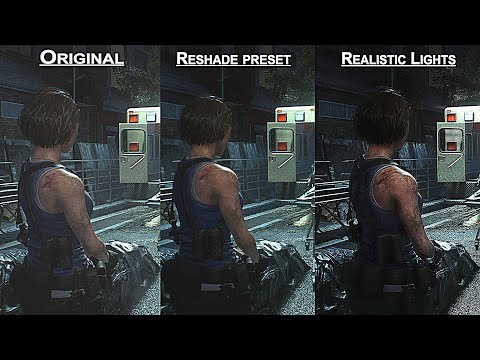 Resident Evil 3 Remake ORIGINAL VS Graphic Mod  Comparison