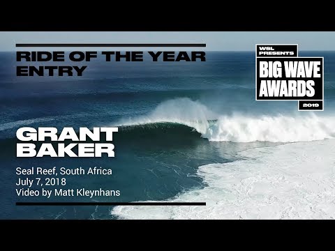 Grant Baker at Seal Reef 2 - 2019 Ride of the Year Entry - WSL Big Wave Award