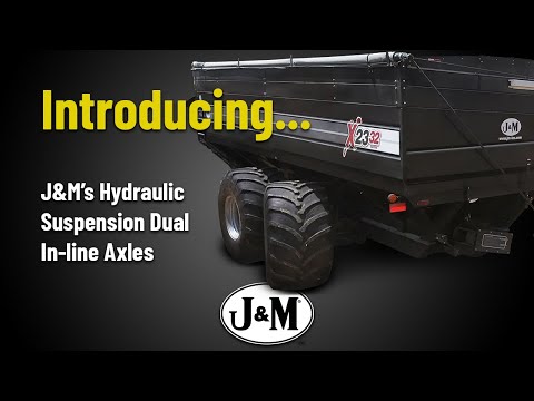 In-line Tandem Dual Axle Grain Cart by J&M