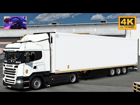 Scania R480 in Promods | Debrecen - Novi Sad | ETS2 Gameplay 4K + wheel cam