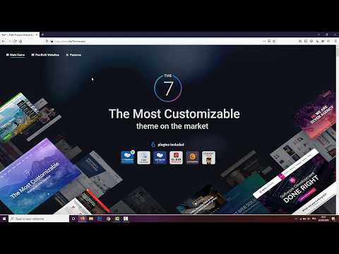 #1 The7 WordPress Theme  The Most customizable WordPress Theme — 19$ Only
