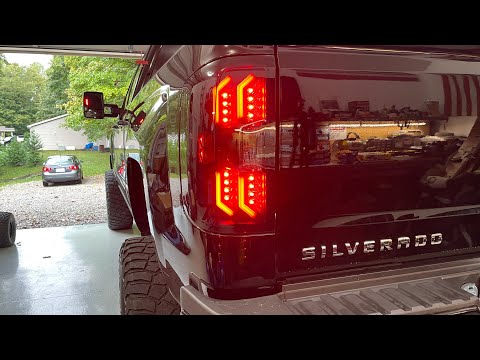 New LED Taillights. Full Install 2019 Duramax L5P.