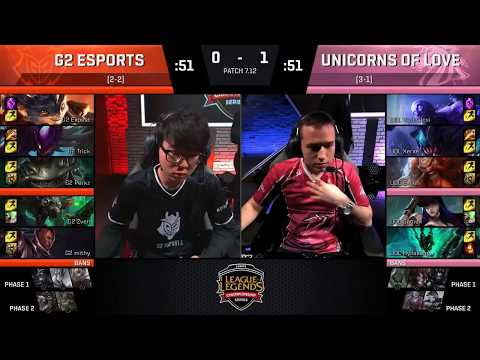 UOL vs G2 Highlights Game 2 EU LCS SUMMER 2017 Unicorns of Love vs G2 Esports W4D2