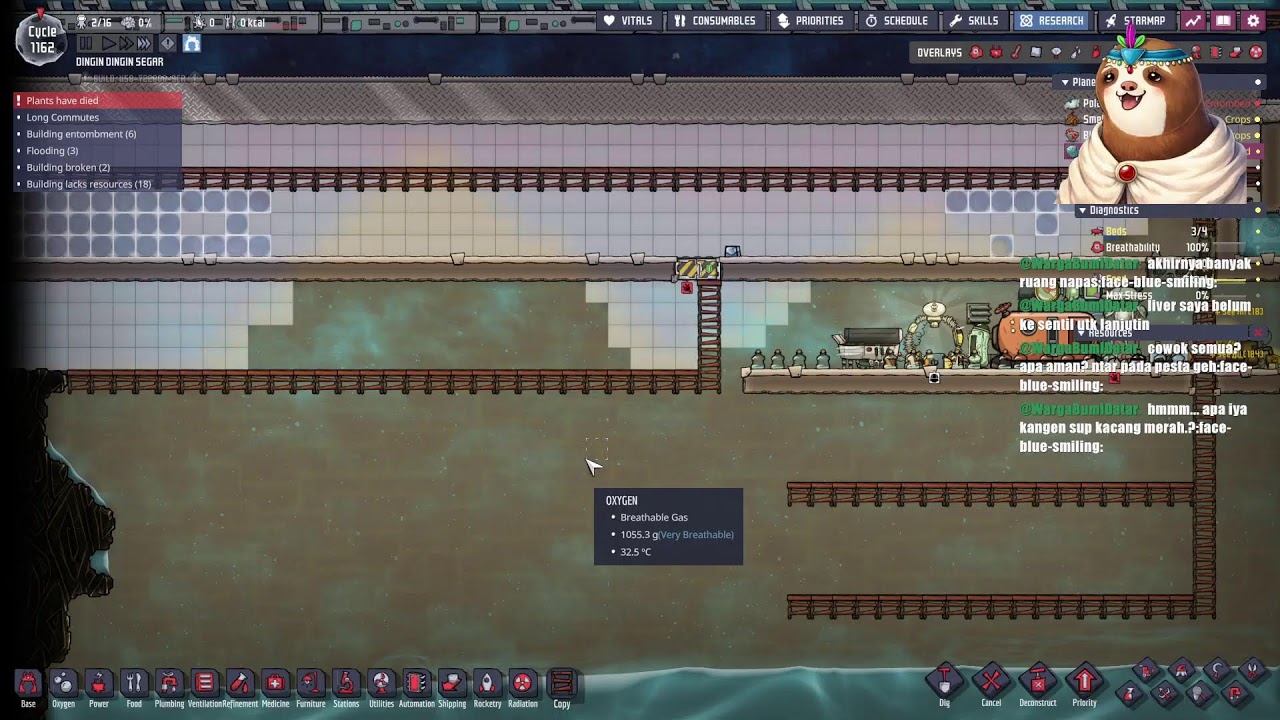 MENUJU PLANET KE-3 | OXYGEN NOT INCLUDED FROSTY PLANET DLC