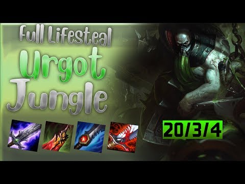 FULL LIFESTEAL URGOT JUNGLE IS BROKEN!?! [Full Gameplay]