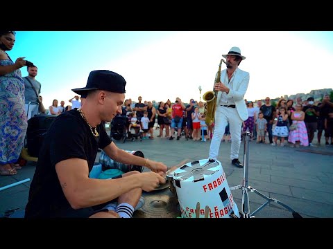 "Mr. SAXOBEAT" [feat. Damat Drummer] STREET SAX PERFORMANCE