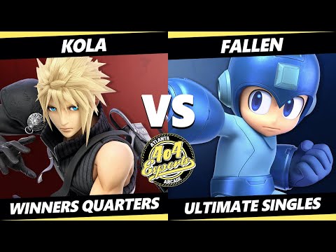 4o4 Smash Night 23 Winners Quarters - Kola (Cloud) Vs. Fallen (Mega Man) - SSBU Ultimate Tournament