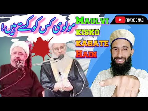 Maulvi kisko kahate Hain, مولوی کس کو کہتے ہیں, Fidaye E Nabi, Mohammad Irfan Raza, Kashmir speech