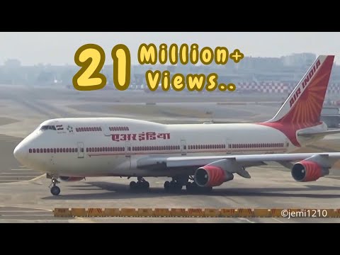 Just watch this Air India Boeing 747-400 Take-off