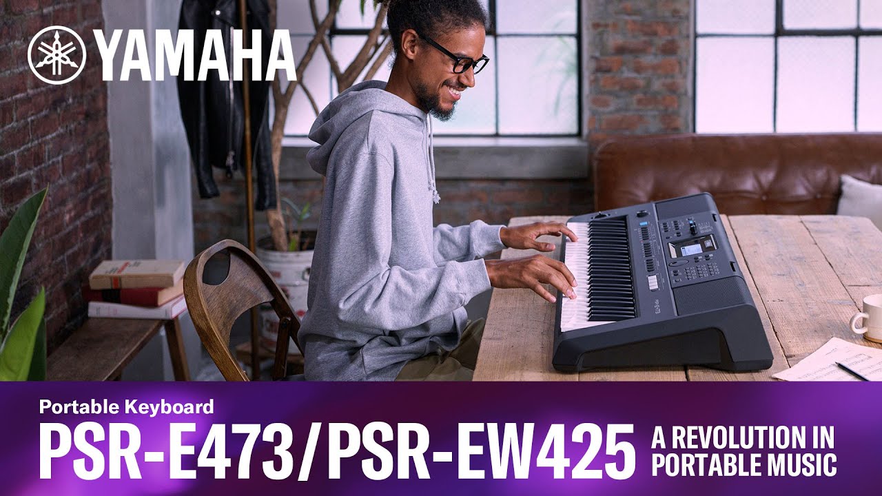 Yamaha Portable Keyboard PSR-E473/PSR-EW425 - YouTube