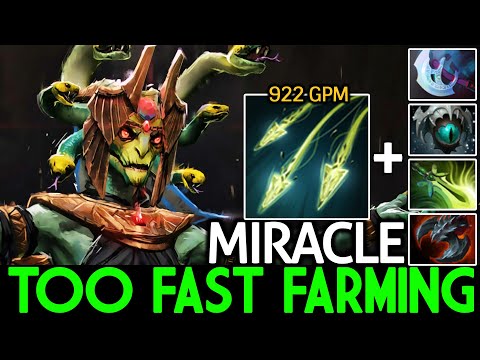 MIRACLE [Medusa] Too Fast Farming Pro Carry Hard Game Dota 2