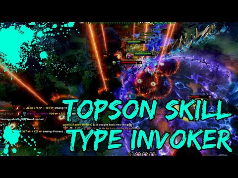 TOPSON Grandmaster Invoker Testing Spell Type Build | DOTA 2