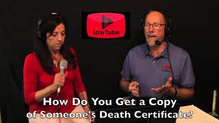 How do you get a copy of someones death certificate?