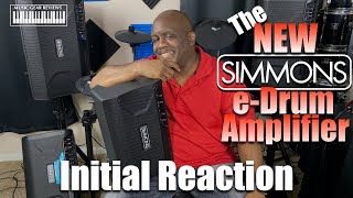 Video thumbnail for Simmons e-Drum Amplifier Initial Reaction and Review. The Best Drum Amplifier! by Keithron Powell