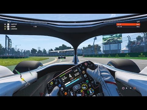 F1 2018 Career Mode | Part 1 | Alfa Romeo Sauber - Australia: Practise Gameplay HD