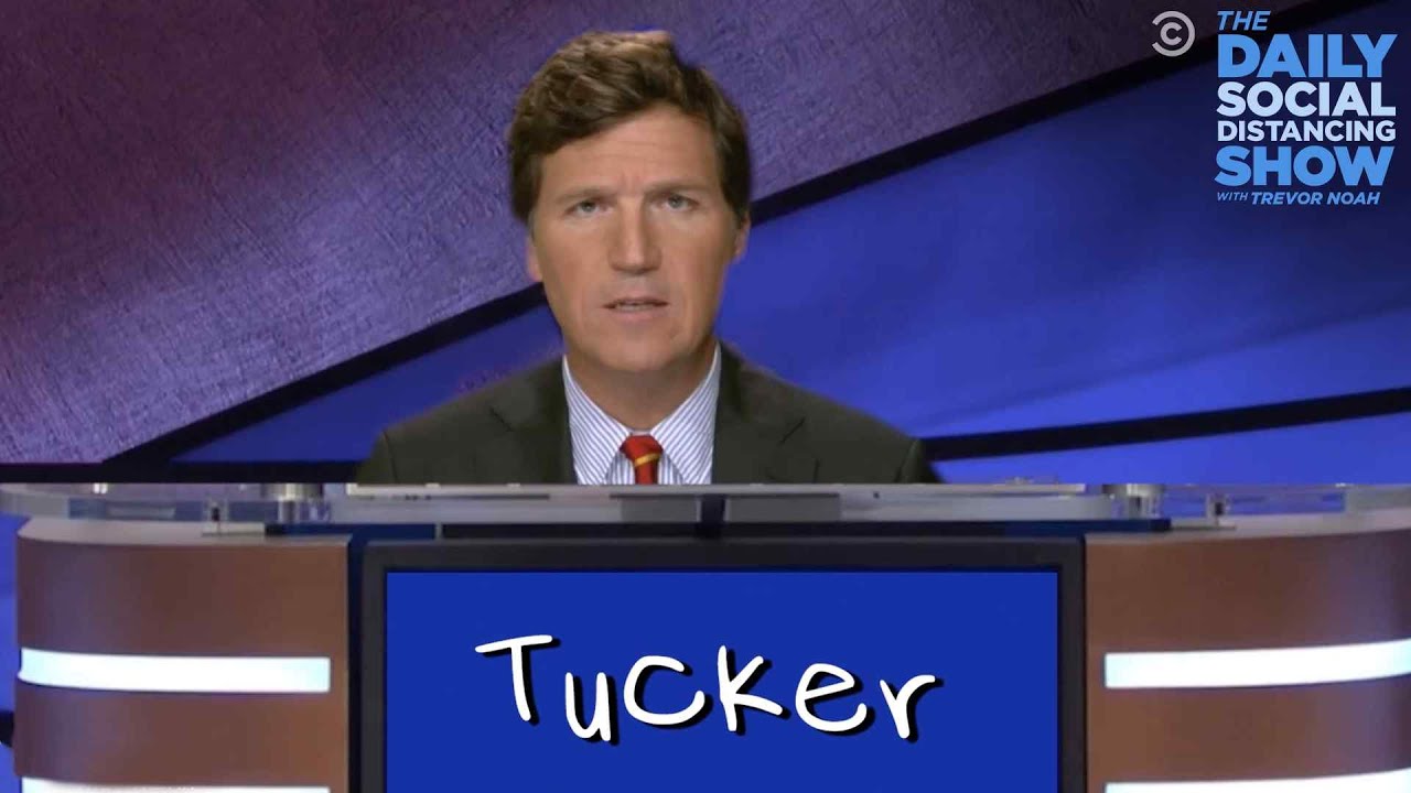 Tucker Carlson Jeopardy | The Daily Social Distancing Show - YouTube