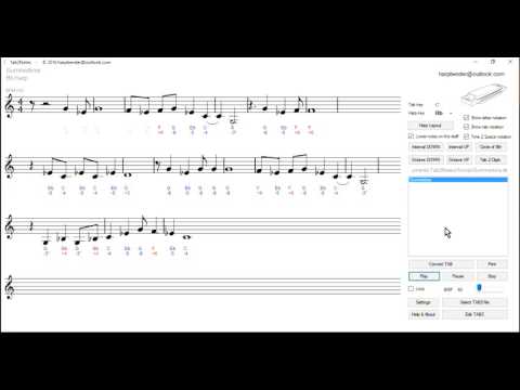 Summertime on Bb harp 3rd position