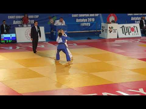 Cadet European Judo Cup - 2019 - MSHVIDOBADZE, Rusudan (GEO) - OGEL, Fidan (TUR)