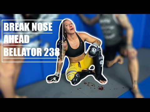 Cris Cyborg BREAKS HER NOSE ahead of Bellator 238 fight