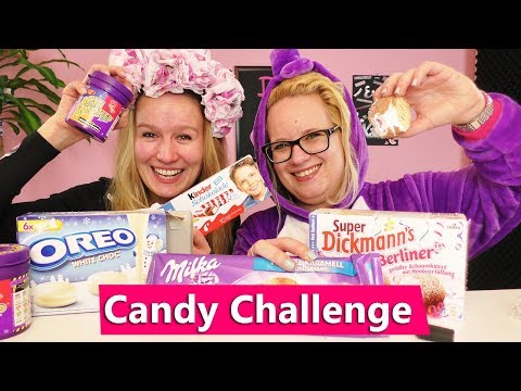 CANDY CHALLENGE KARNEVAL FASCHING mit DIY Kinderschokolade Eis, Oreo, Dickmanns, Ritter Sport, Milka