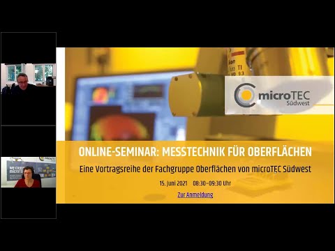 Online-Seminar: Messtechnik für Oberflächen (4)
