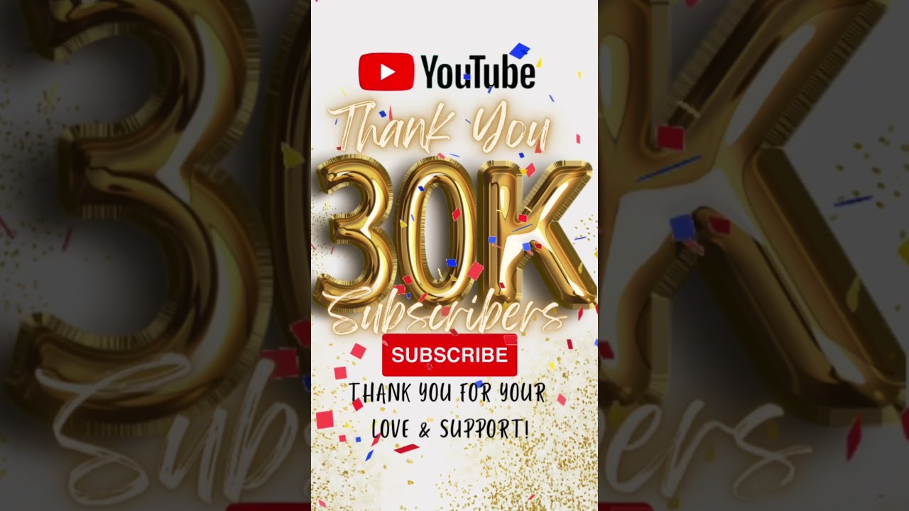 30K SUBSCRIBERS! Thank you! #30k #youtube #subscribe #jannellesplayhouse #30ksubscribers #thankyou