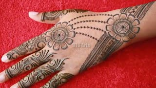 Easy Back Hand Mehndi Design | Simple Karwa Chauth Special Mehndi Design | Back Hand Mehndi |Mehndi