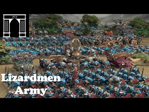 Possible Total War:Warhammer Factions The Lizardmen Army
