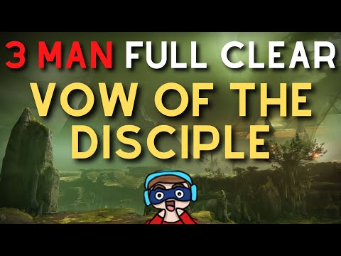 3 Man Vow of the Disciple | Full Clear + Timestamps & Comms!