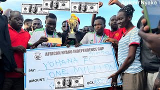 We Gave The Winner 🥇 One Million Cash / African Nyako Independence Cup #shortvideo