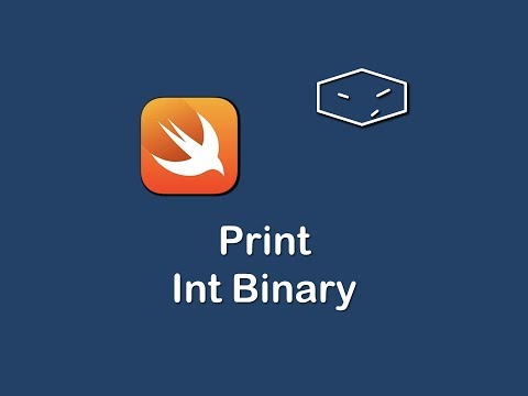 print int binary in swift 3