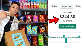 How I Make $300 A Day Selling Snacks On Shopify!