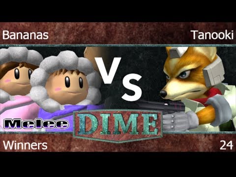 DIME 24 - Bananas (ICs) vs Tanooki (Fox) Winners - Melee