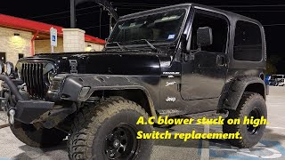 The Jeep Tj A.C Switch Repair You Didn't Know You Needed