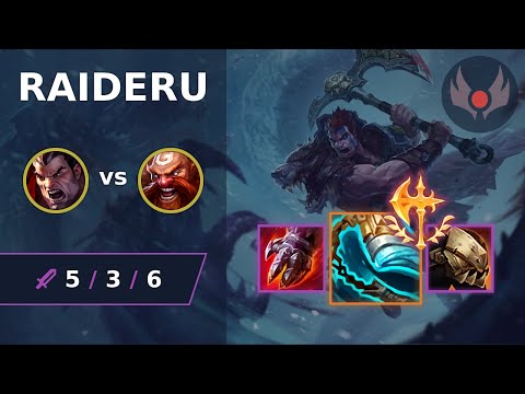 [ Raideru ] Darius TOP vs Gragas | EUW GRANDMASTER | LOL Season 2024