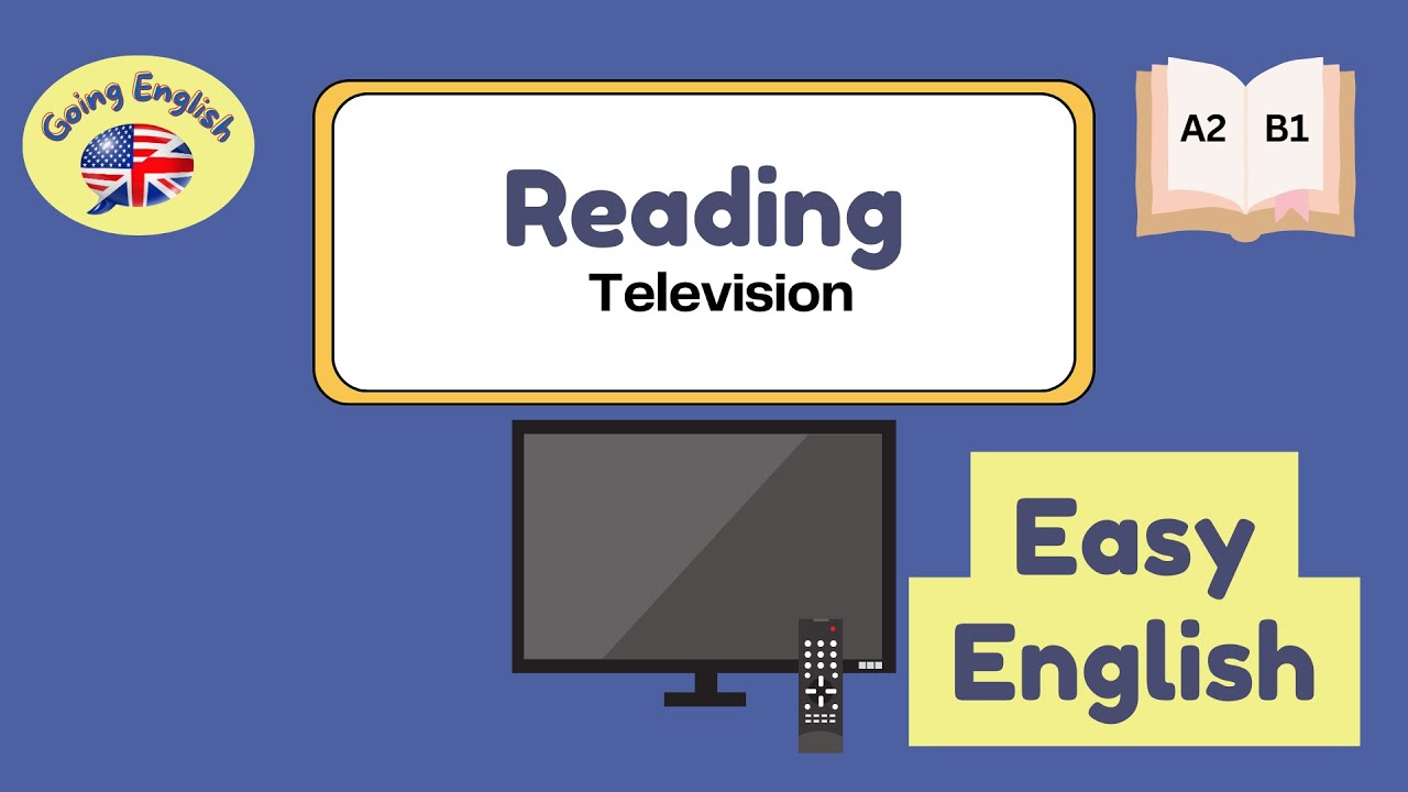 📺 Television TV History in Easy English  Listening and Questions A2 B1 ESL
